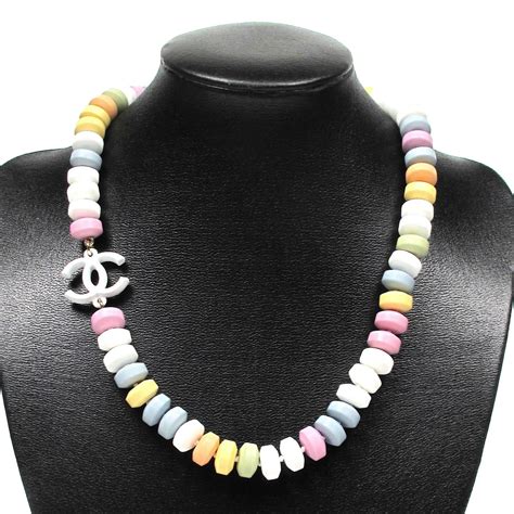 candy necklace chanel|chanel necklace for women.